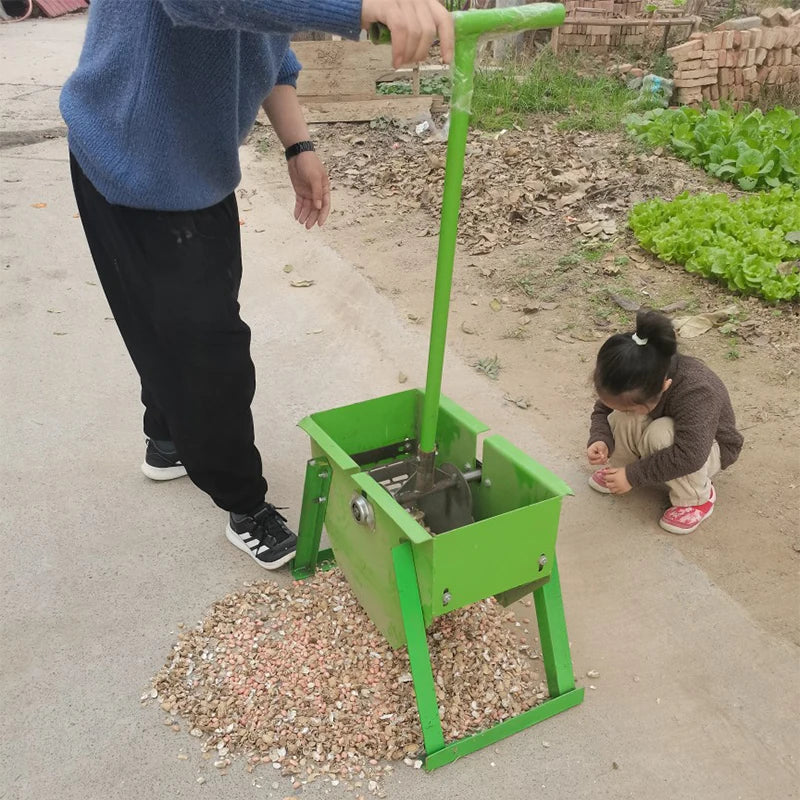Manual Hand Crank Peanut Sheller – Easy & Fast Peanut Peeling Machine