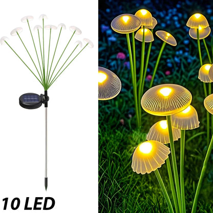 Solar Jellyfish Lights – Colorful Garden LED Decor (6/8/10 Heads)