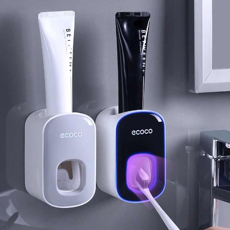 Wall Mount Toothpaste Dispenser Set