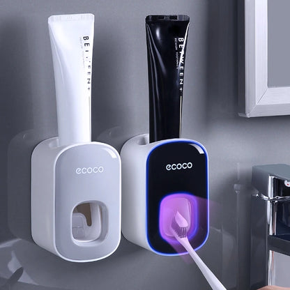 Wall Mount Toothpaste Dispenser Set