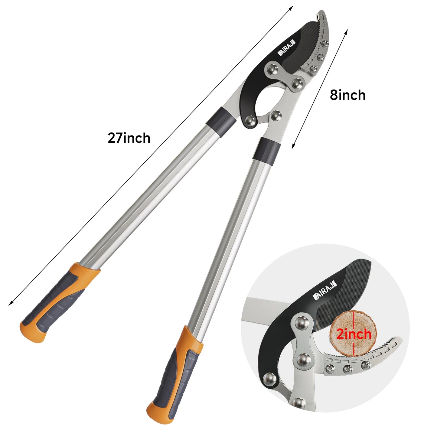 Gear Bypass Pruning Shears – Cuts Branches Up to 30mm