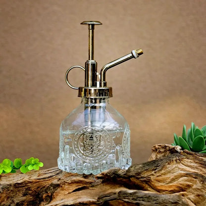 Vintage Glass Plant Mister – 200ML Spray Bottle for Indoor Plants