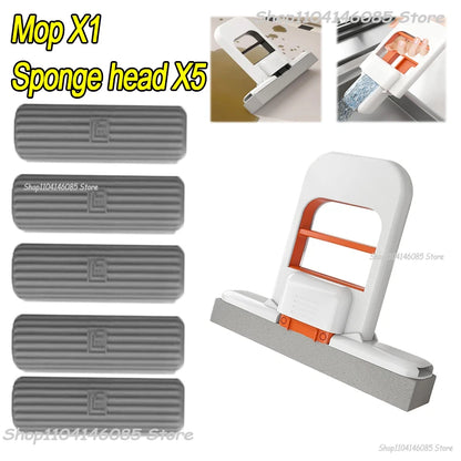Mini Sponge Mop – Wet & Dry Cleaning for Home & Bathroom