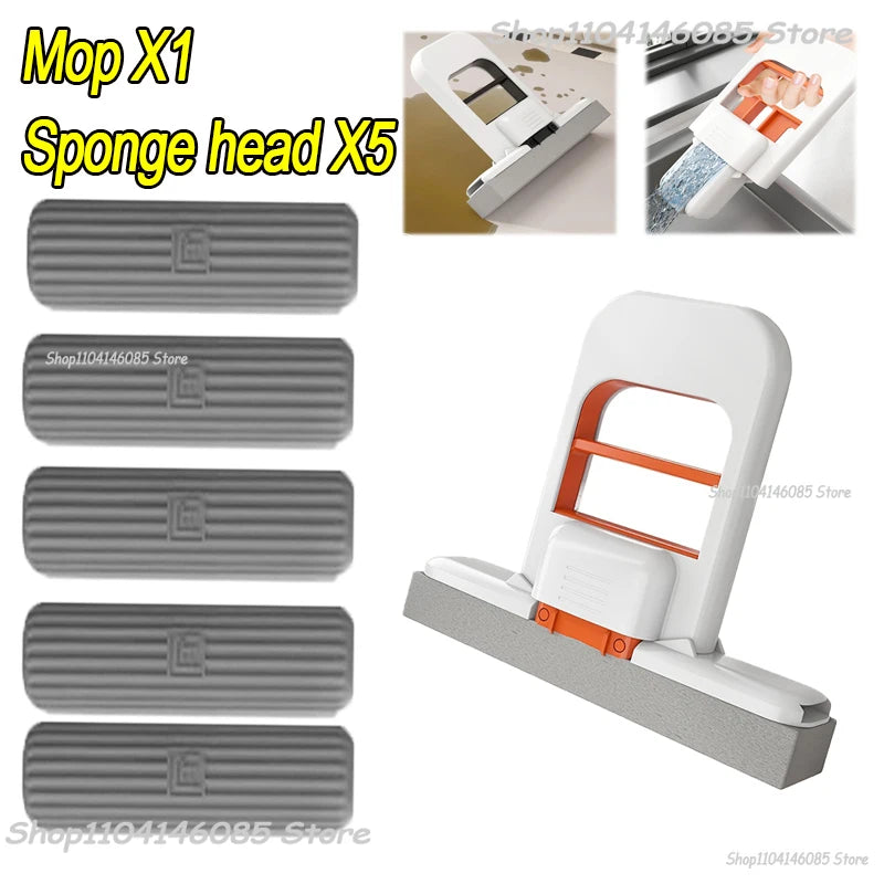 Mini Foldable Cleaning Mop – Handheld Home & Car Cleaner