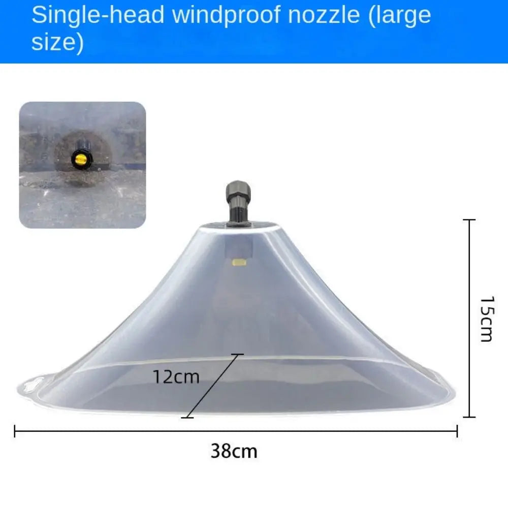 Windproof Fan Spray Nozzle – Clean & Precise Garden Sprayer Head