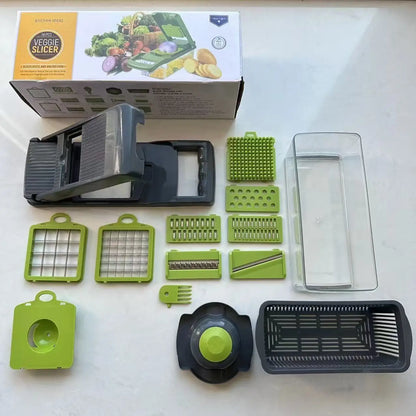 14-in-1 Vegetable Chopper & Slicer – Multi Kitchen Cutter