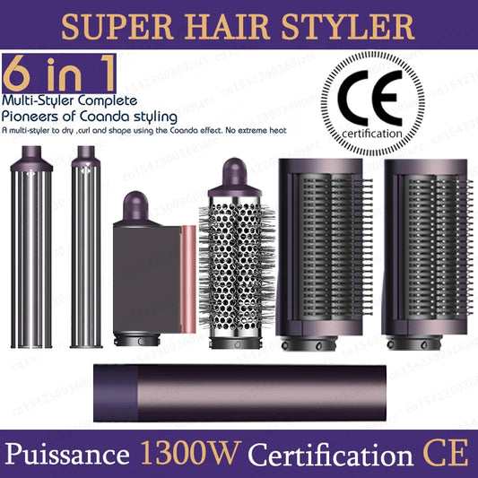 SenCiciMen X9 6-in-1 Hot Air Hair Styler – Salon-Smooth Hair at Home