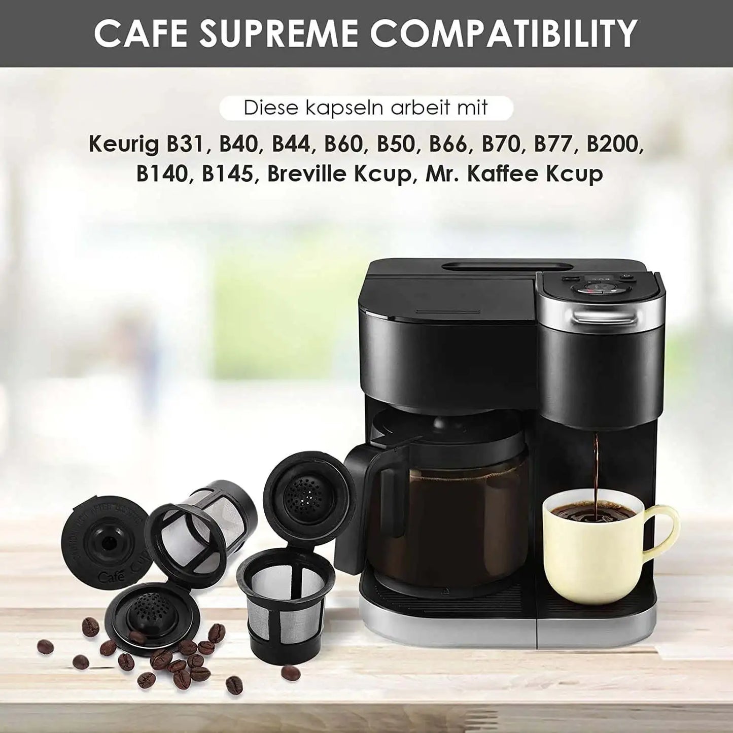 Reusable Coffee Pods for Keurig – Refillable K-Cup (3 Pack)