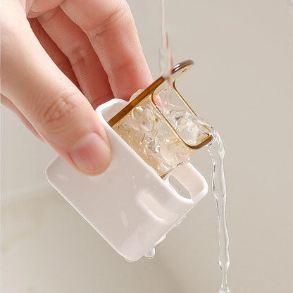 Wall-Mounted Toothbrush Holder Organizer