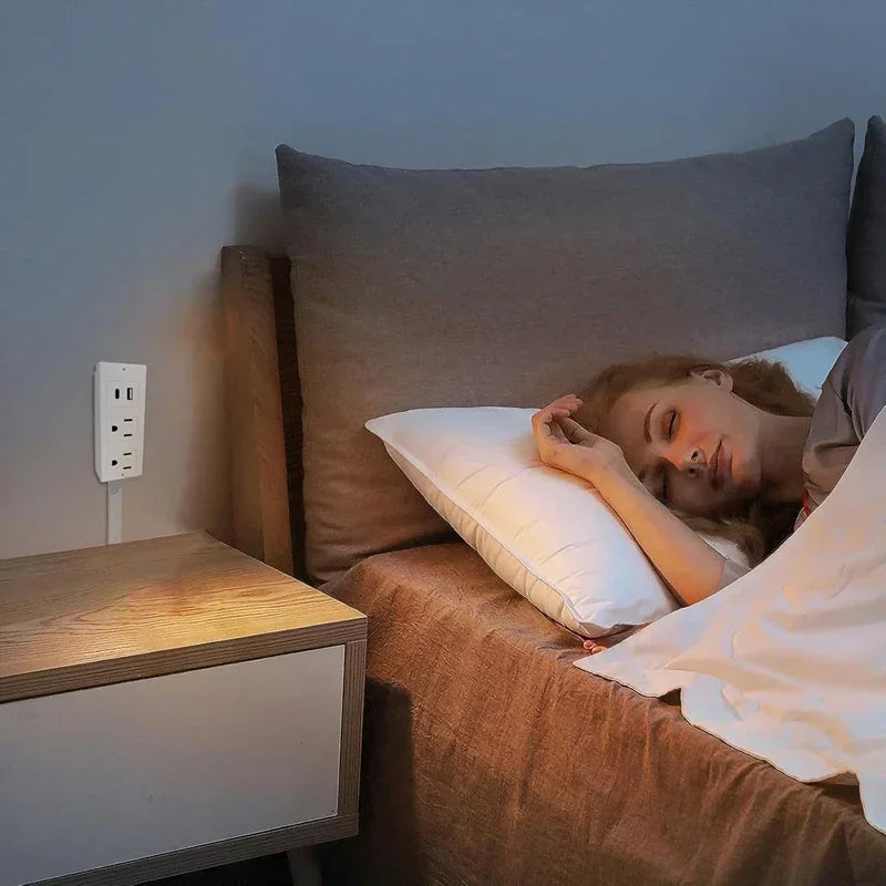 Rotating Power Socket Extender – 180° Adjustable Wall Plug
