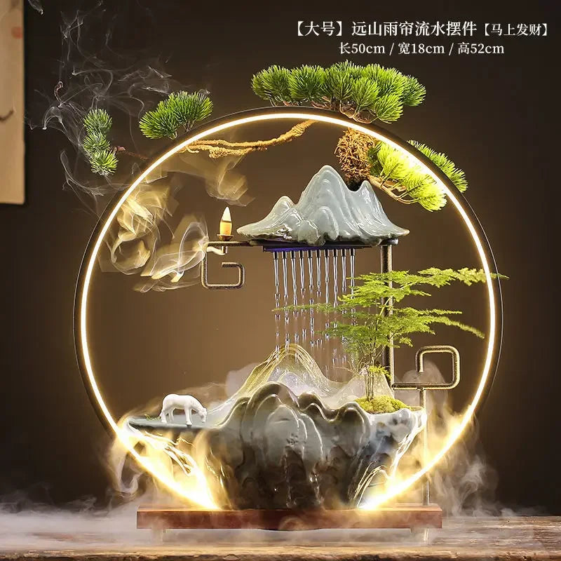 Zen Ceramic Water Fountain Humidifier