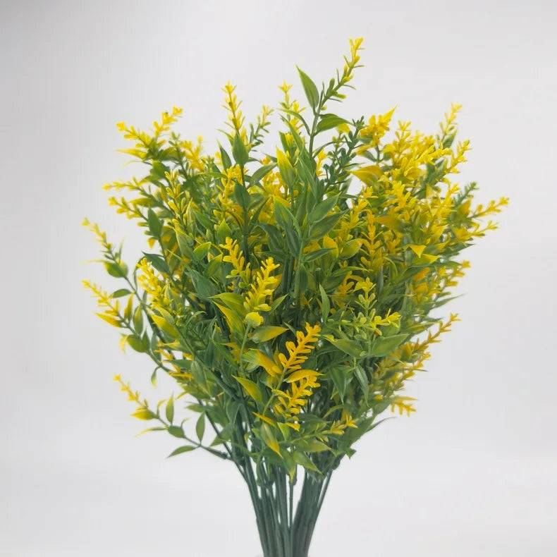 Faux Lavender Flowers – UV Resistant Artificial Plant Set (3/5/10 Pcs)
