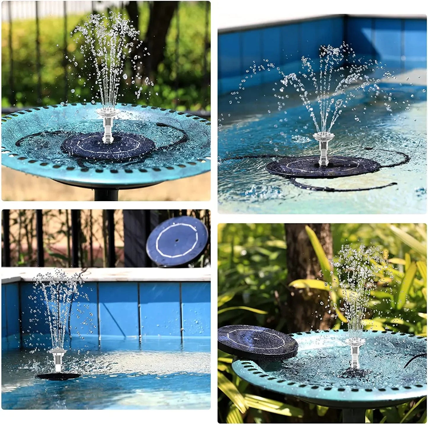Solar Bird Bath Fountain Pump