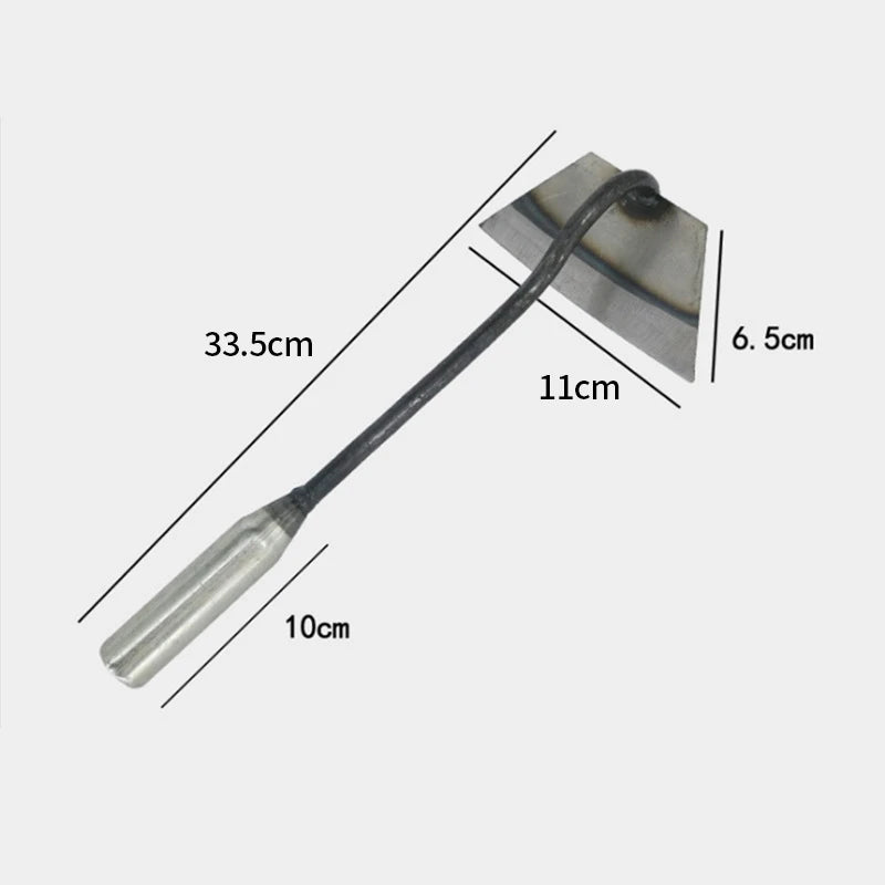Carbon Steel Hollow Garden Hoe – Easy Weeder & Soil Loosening Tool