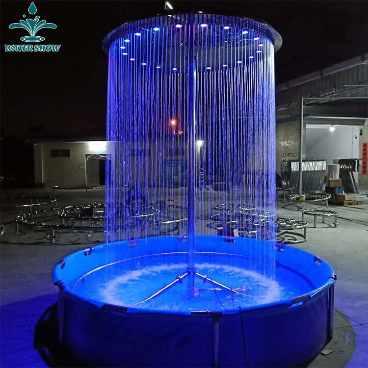 Luxury Rain Curtain Waterfall Fountain