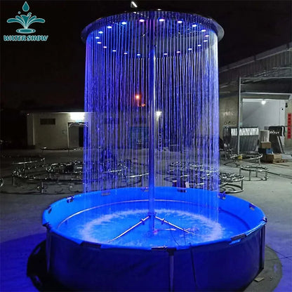 Luxury Rain Curtain Waterfall Fountain
