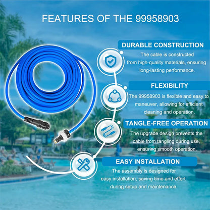 DIY Dolphin Pool Cleaner Cable – 18M (60ft) 2-Wire Replacement