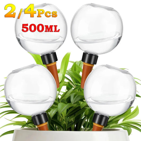 Automatic Self-Watering Plant Bulbs – 2/4 Pack, 500ml