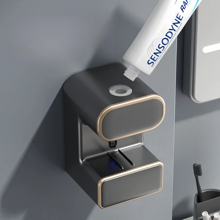 Smart UV Toothbrush & Toothpaste Dispenser Wall Mount