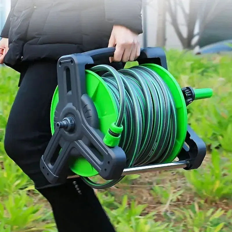 Auto-Retractable Garden Hose Reel – Heavy Duty Wall Mount