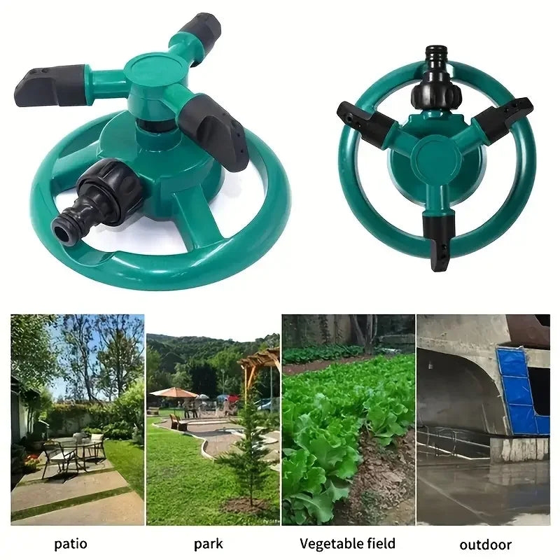 360° Rotating Garden Sprinkler Nozzle – Lawn & Plant Watering