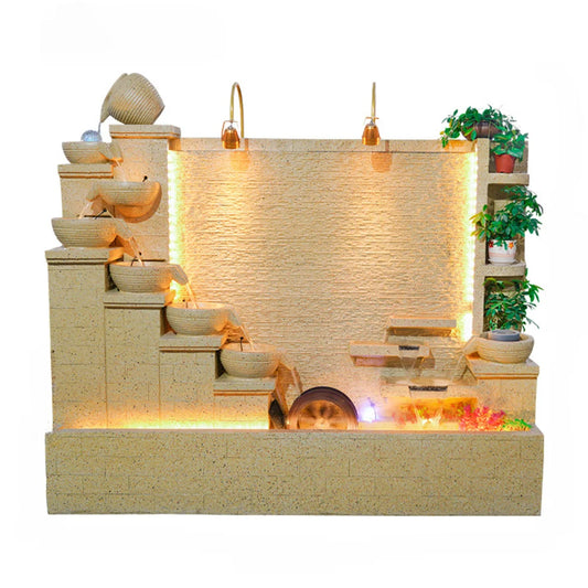 Modern Indoor Water Fountain Wall – Luxury Waterfall Decor