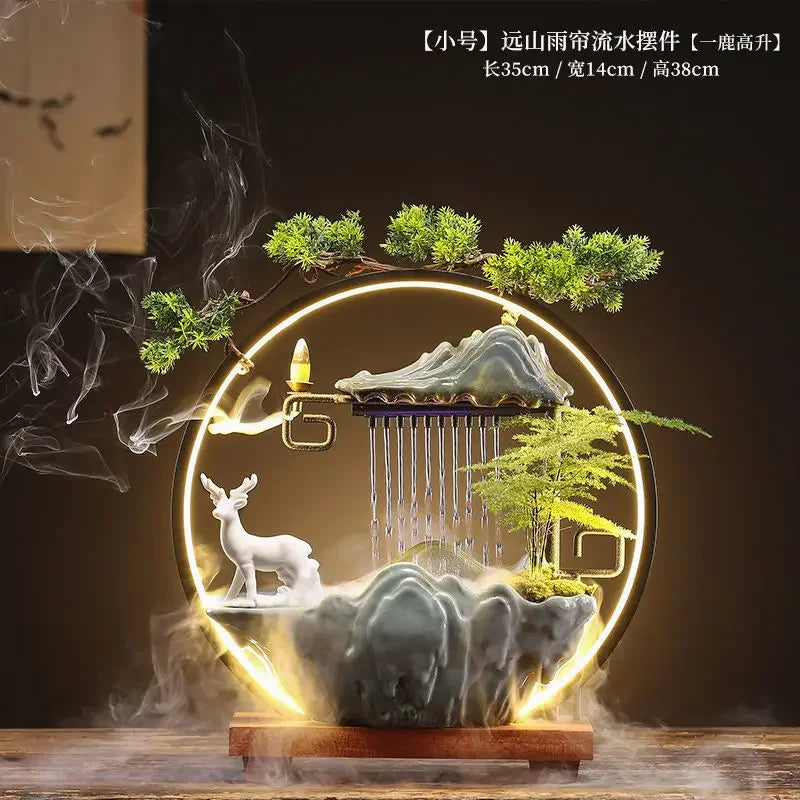 Zen Ceramic Water Fountain Humidifier