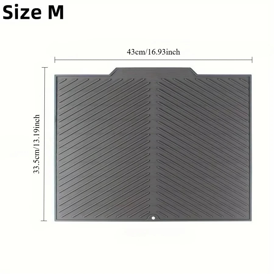 Silicone Sink Splash Guard & Fast-Dry Drain Mat