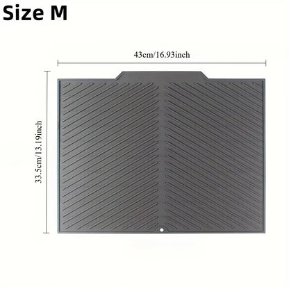 Silicone Sink Splash Guard & Fast-Dry Drain Mat