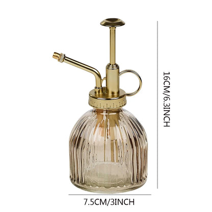 Vintage Glass Plant Mister – 200ML Spray Bottle for Indoor Plants