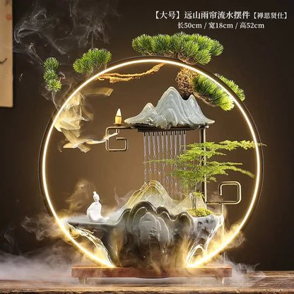 Zen Ceramic Water Fountain Humidifier