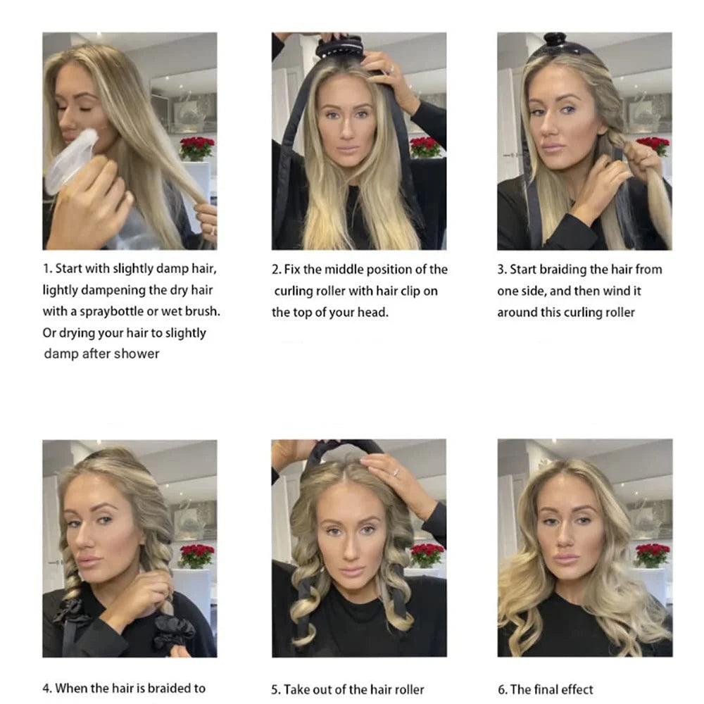 Heatless Curling Headband | Easy No-Heat Curls for Everyday Beauty