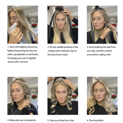 Heatless Curling Headband | Easy No-Heat Curls for Everyday Beauty