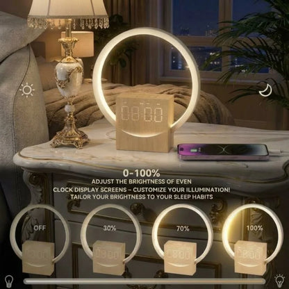 SunriseGlow Smart Alarm Clock Speaker