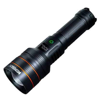 KENSUN Long-Range USB-C Tactical LED Flashlight