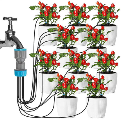 10-Head Automatic Drip Irrigation Kit for Easy Plant Watering