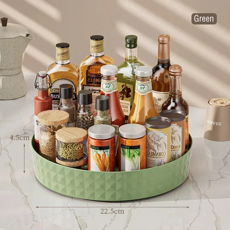 360° Rotating Spice Organizer Tray