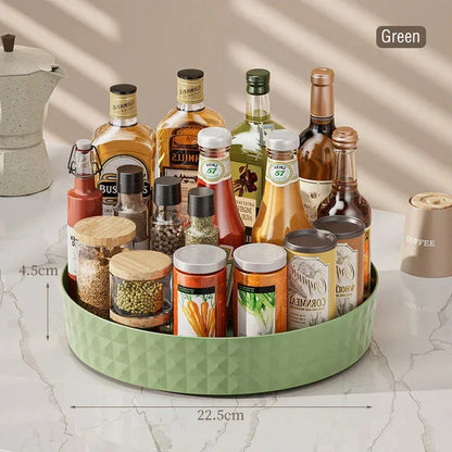 360° Rotating Spice Organizer Tray