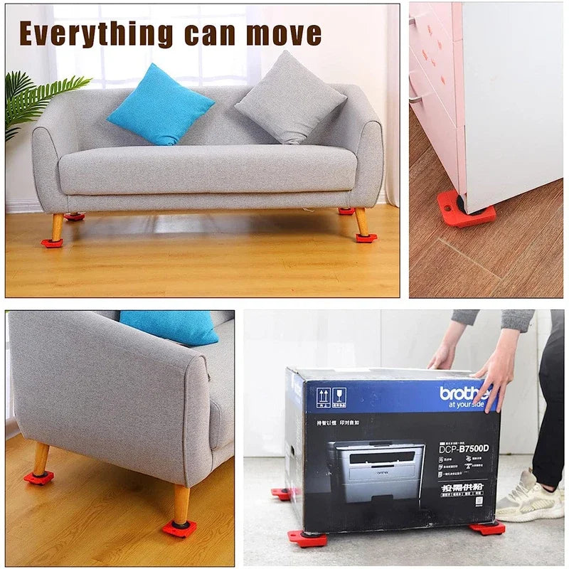 Furniture Moving Wheels – Heavy Duty 360° Lifter Dolly (300KG)