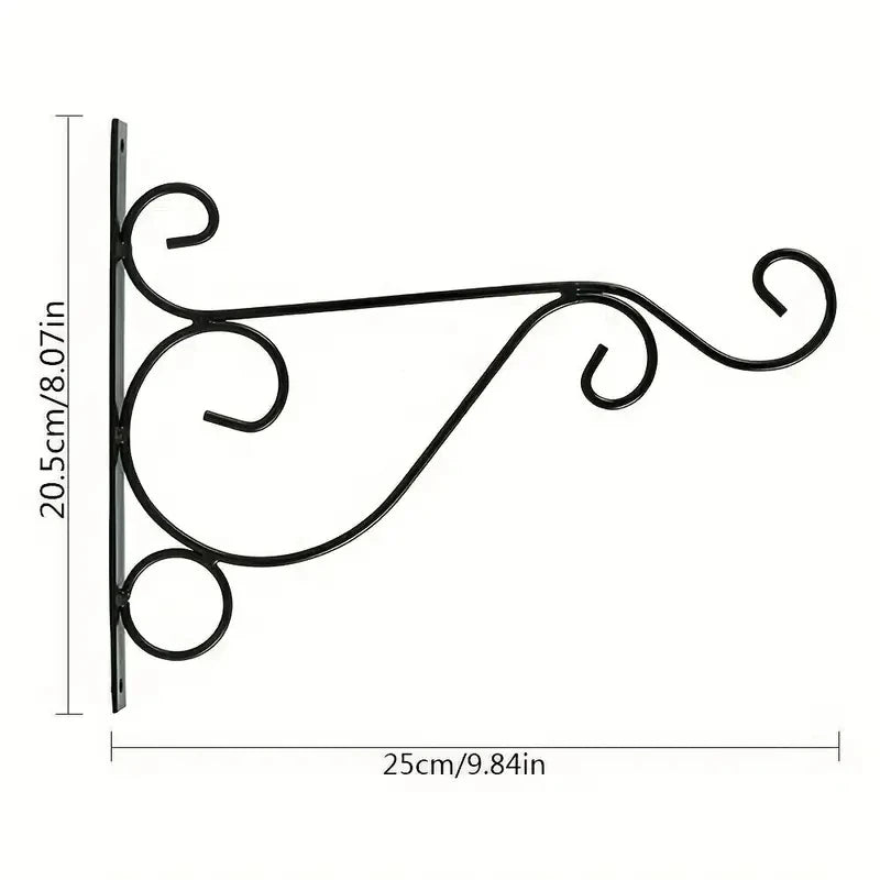 Metal Swivel Plant Hook – Hanging Flower Pot Bracket for Home & Garden
