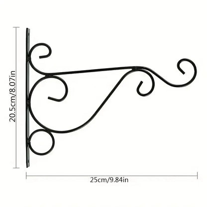 Metal Swivel Plant Hook – Hanging Flower Pot Bracket for Home & Garden