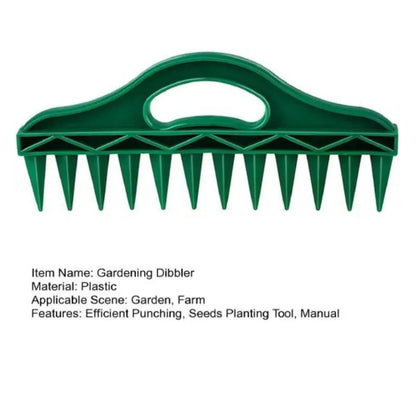 Portable Gardening Dibbler – Easy Seed Spreader & Soil Puncher