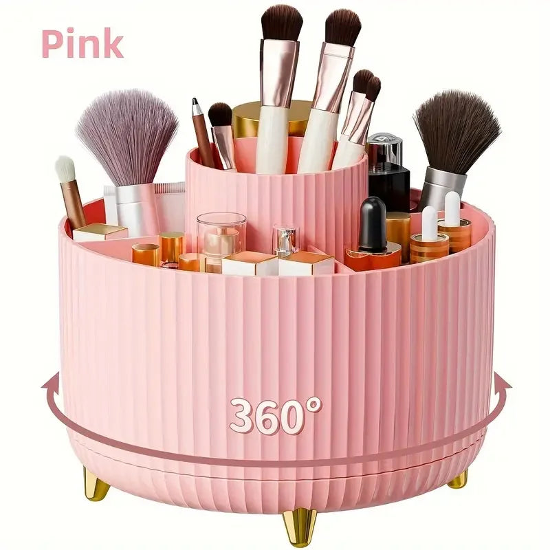 360° Rotating Makeup Organizer