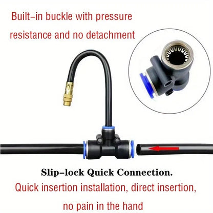 Garden Misting & Irrigation Kit – Adjustable DIY Spray System
