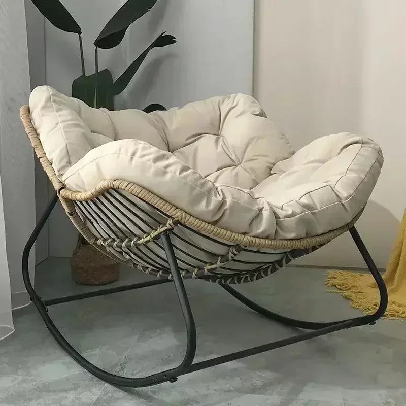 Bird Nest Rocking Chair – Cozy Living Room & Balcony Lounger