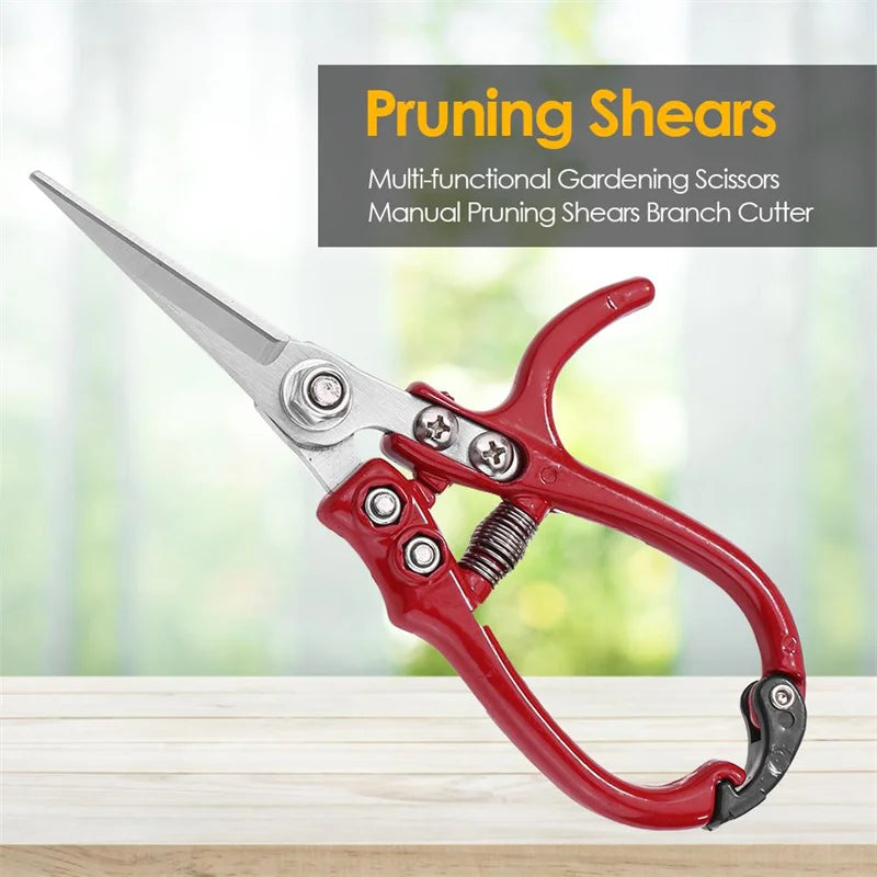 Garden Pruning Shears with Safety Lock – Stainless Steel Cutter