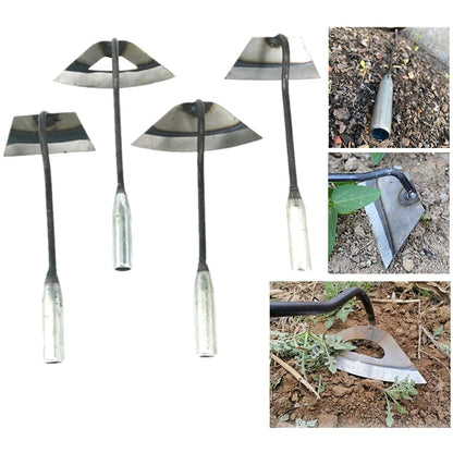 Carbon Steel Hollow Garden Hoe – Easy Weeder & Soil Loosening Tool