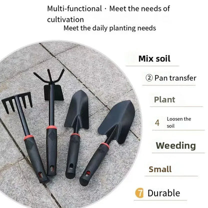 4-Piece Gardening Tool Set with Non-Slip Grip