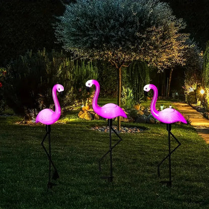 Solar Flamingo Garden Light – LED Yard & Lawn Decor