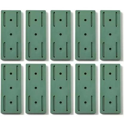 Wall-Mounted Power Strip & Cable Organizer – Self-Adhesive Plug Holder